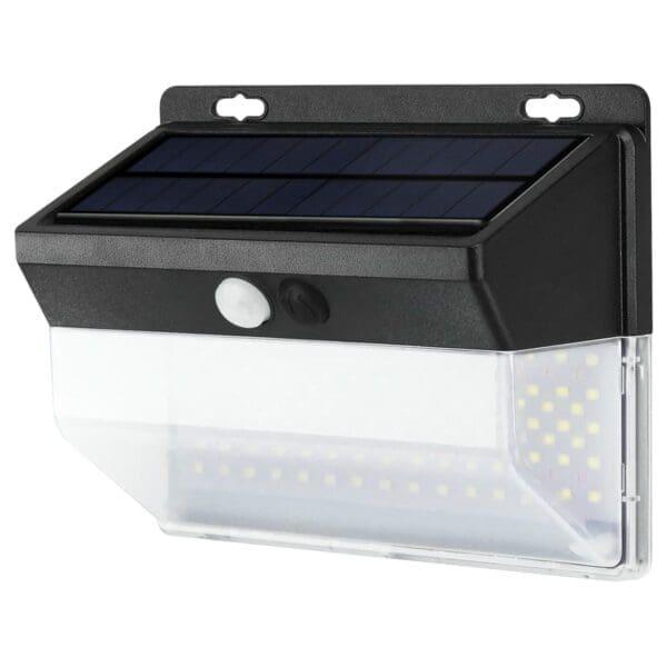 APLIQUE SOLAR LED KORPASS COM SENSOR 10W 1100LM FRIA
