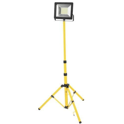 TRIPÉ COM PROJETOR LED MATEL IP65 20W FRIA