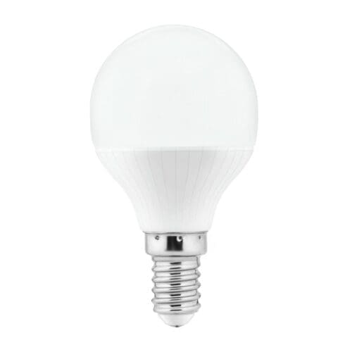 LÂMPADA LED ESFÉRICA MATEL CHIP SAMSUNG E14 5W QUENTE