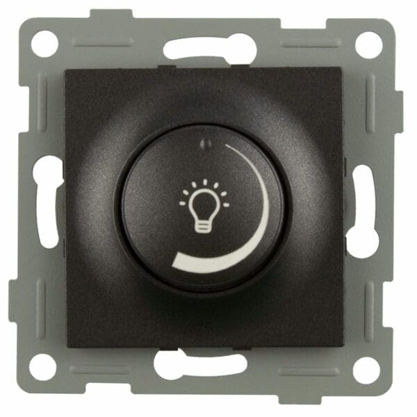 S-EMBUTIR REGULADOR/INTERRUPTOR LED GRAFITE 500W