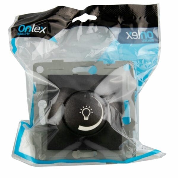 S-EMBUTIR REGULADOR/INTERRUPTOR LED GRAFITE 500W - Image 2