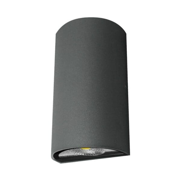 APLIQUE LED LUXE EXTERIOR IP54 MATEL SEMICIRCULAR 6W NEUTRA