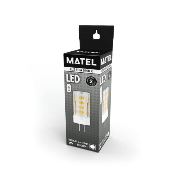 LÂMPADA LED G4 MATEL ALUMÍNIO PC 12V 4W FRIA - Image 2
