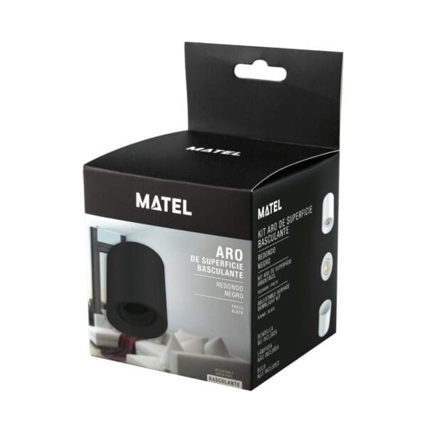 KIT ARO SUPERFÍCIE BASCULANTE MATEL REDONDO PRETO - Image 2