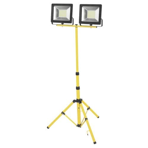 TRIPÉ COM PROJETOR LED MATEL IP65 2x20W FRIA