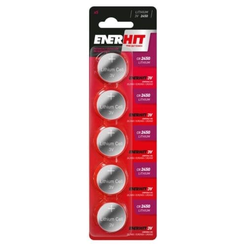 PILHA BOTÃO LÍTIO ENERHIT 3V CR-2450