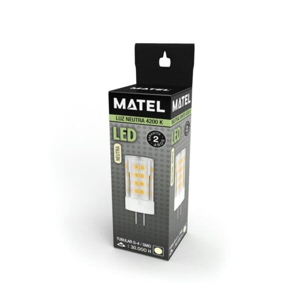 LÂMPADA LED G4 MATEL ALUMÍNIO PC 12V 5W NEUTRA - Image 2