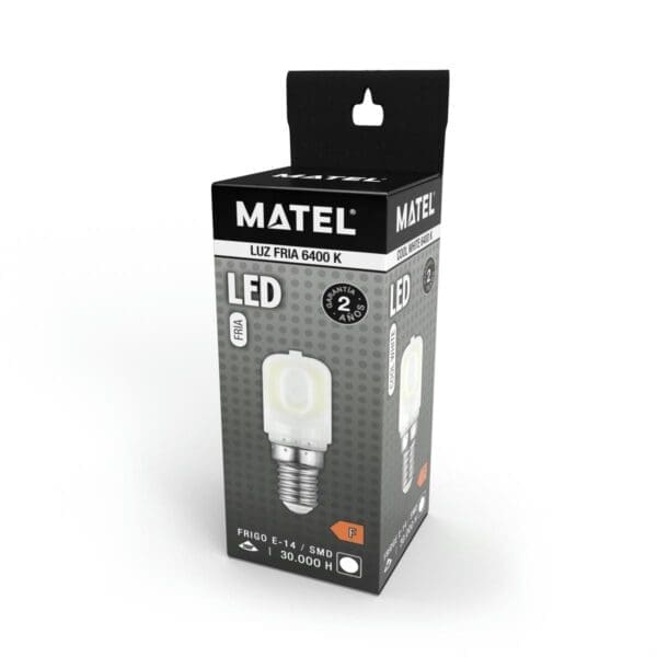 LÂMPADA LED FRIGORÍFICO MATEL E14 5W FRIA - Image 2