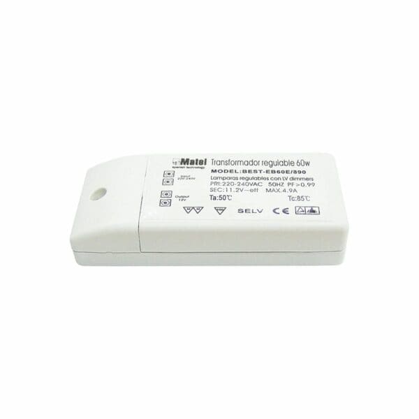 TRANSFORMADOR ELETRÓNICO MATEL 12V 60W