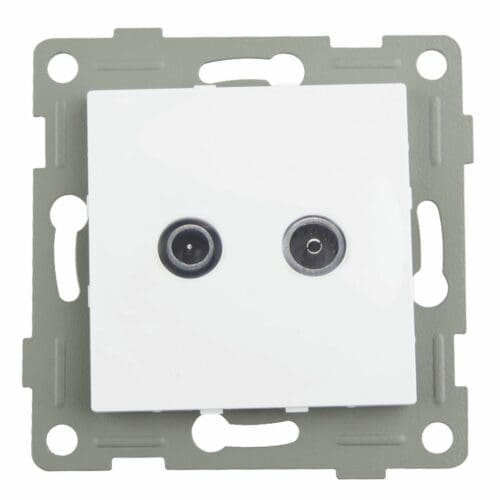 S-EMBUTIR TV/FM-SATÉLITE ONLEX BRANCO INTERMEDIÁRIO