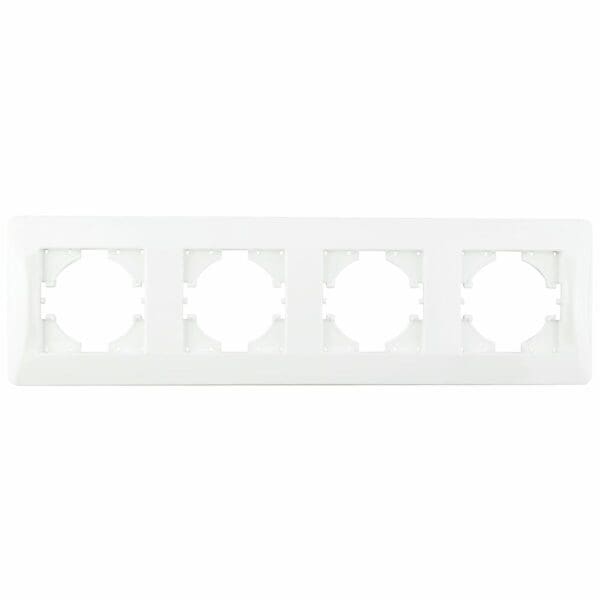 S-EMBUTIR MOLDURA BRANCA HORIZONTAL 4 ELEMENTOS ONLEX