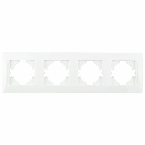 S-EMBUTIR MOLDURA BRANCA HORIZONTAL 4 ELEMENTOS ONLEX