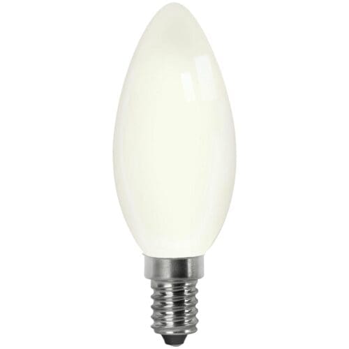 LÂMPADA LED VELA FILAMENTO MATEL C37 E14 4W FRIA OPAL