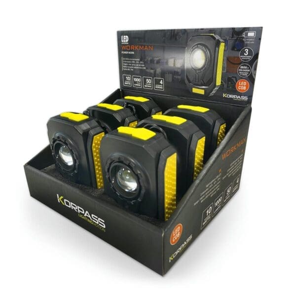 LANTERNA LED PROFISSIONAL RECARREGÁVEL 10W - Image 2