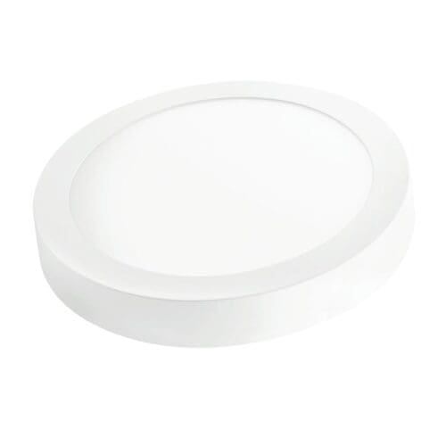 DOWNLIGHT LED MATEL REDONDO BRANCO SUPERFÍCIE 18W CHIP SAMSUNG LUZ FRIA