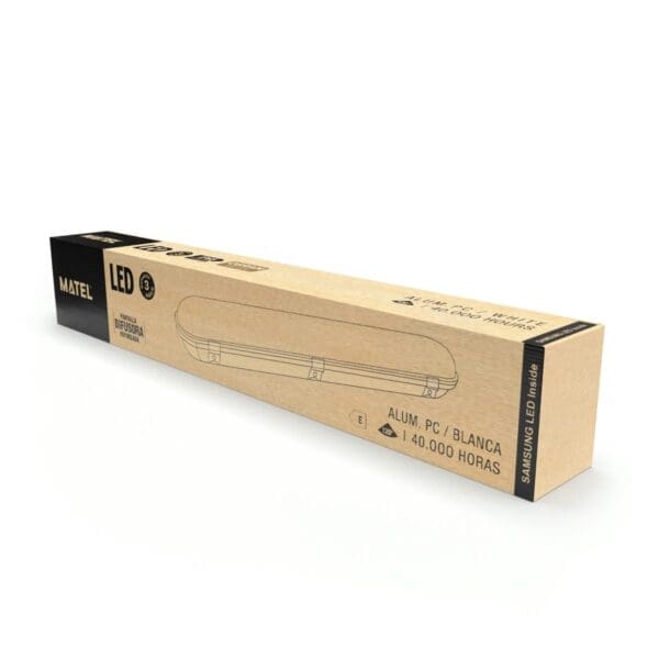 PAINEL LED MATEL IP65 CHIP SAMSUNG 150CM 50W FRIA - Image 2