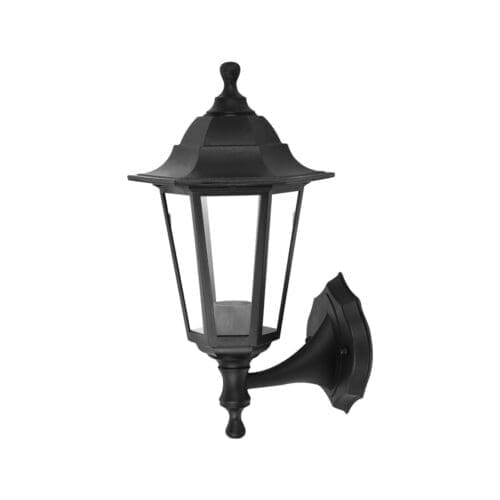 APLIQUE EXTERIOR PRETO IP44 E27 MATEL REVERSÍVEL
