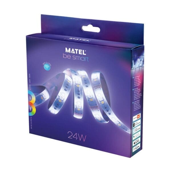 FITA LED MATEL SMART WIFI 12V 5MT 24W RGB+CCT - Image 2