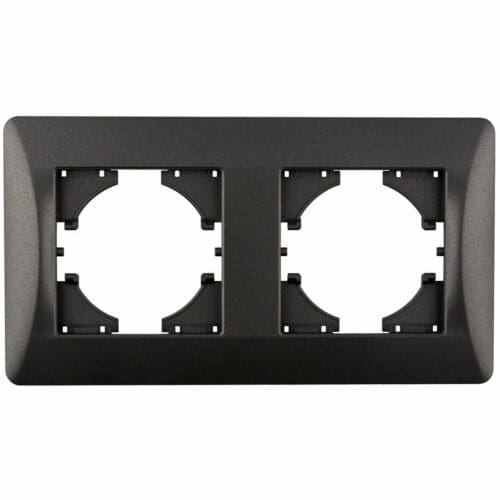 S-EMBUTIR MOLDURA GRAFITE HORIZONTAL 2 ELEMENTOS ONLEX