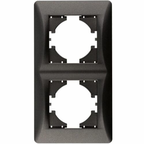 S-EMBUTIR MOLDURA GRAFITE VERTICAL 2 ELEMENTOS ONLEX