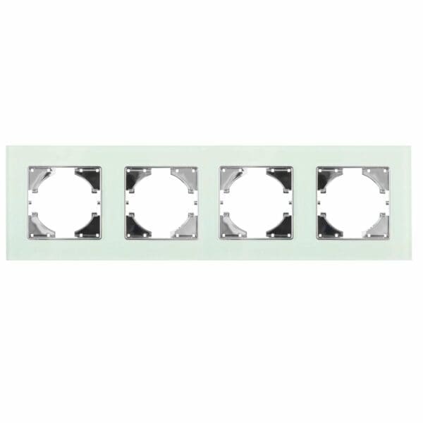 S-EMBUTIR MOLDURA CRISTAL NATURAL ONLEX 4 ELEMENTOS