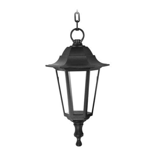 APLIQUE EXTERIOR PRETO IP44 E27 MATEL PENDENTE