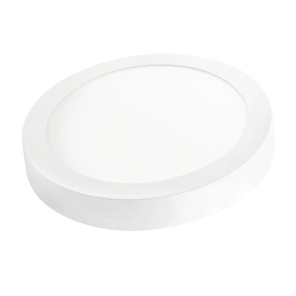 DOWNLIGHT LED MATEL REDONDO BRANCO SUPERFÍCIE 18W CHIP SAMSUNG LUZ NEUTRA