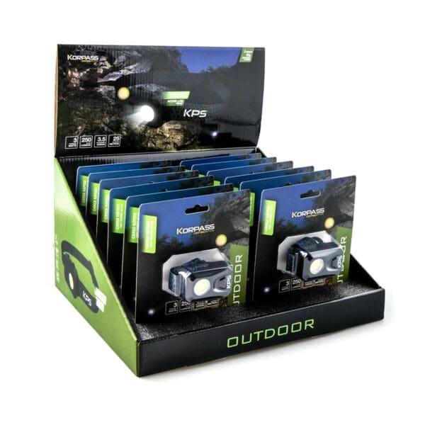 LANTERNA LED FRONTAL RECARGÁVEL KORPASS 3W COB - Image 2