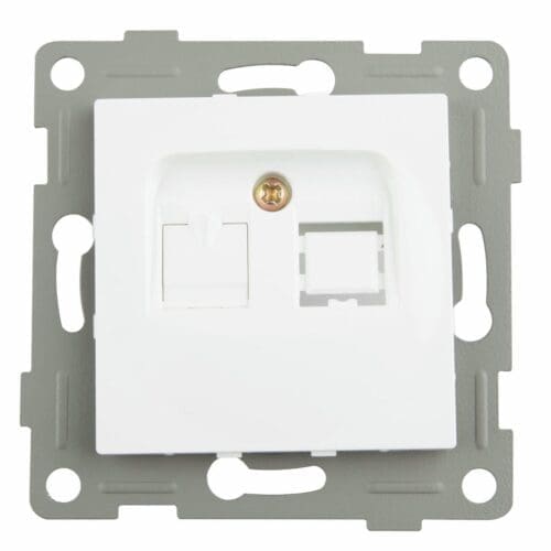 S-EMBUTIR BASE RJ45 ONLEX BRANCA