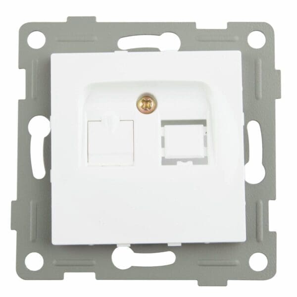 S-EMBUTIR BASE RJ45 ONLEX BRANCA