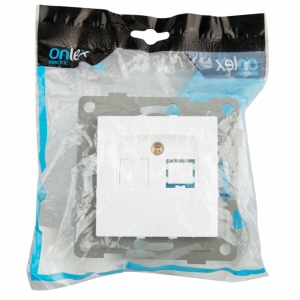 S-EMBUTIR BASE RJ45 ONLEX BRANCA - Image 2