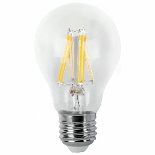 LÂMPADA LED FILAMENTO PADRÃO MATEL E27 A60 12W FRIA CLARA