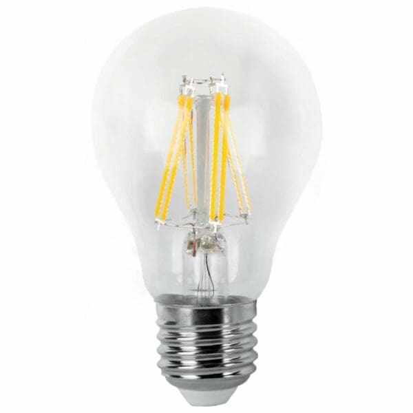 LÂMPADA LED FILAMENTO PADRÃO MATEL E27 A60 12W FRIA CLARA