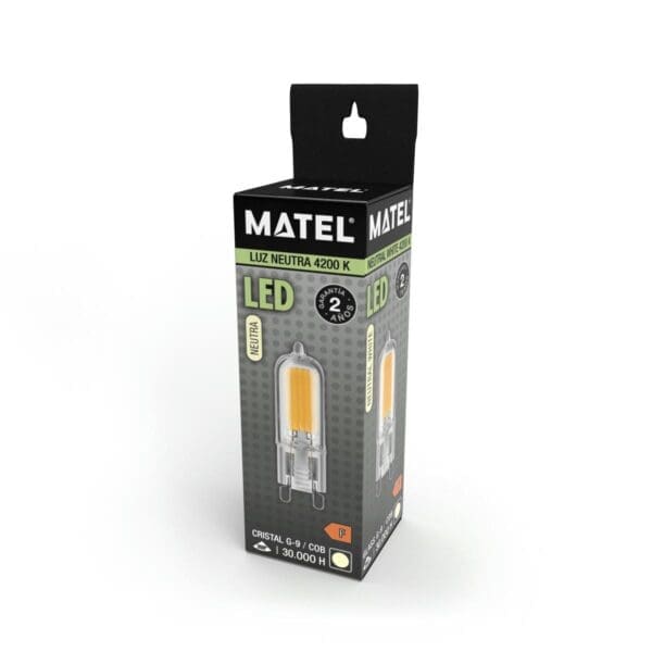 LÂMPADA LED G9 MATEL 2W CRISTAL NEUTRA - Image 2