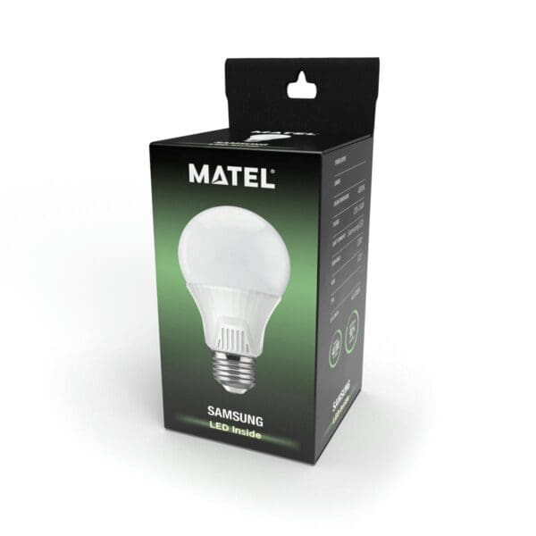 LÂMPADA LED PADRÃO MATEL CHIP SAMSUNG E27 12W NEUTRA - Image 2