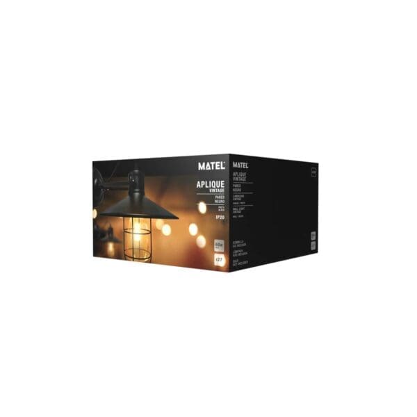 APLIQUE VINTAGE PAREDE E-27 MATEL 260x300MM - Image 2