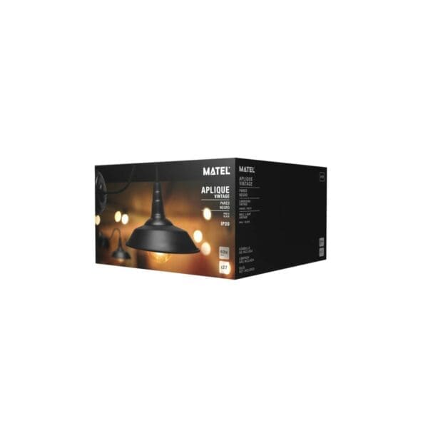 APLIQUE VINTAGE PAREDE E-27 MATEL 260x260MM - Image 2