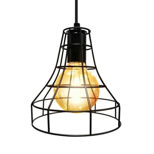 APLIQUE VINTAGE PENDENTE E-27 MATEL CÔNICO