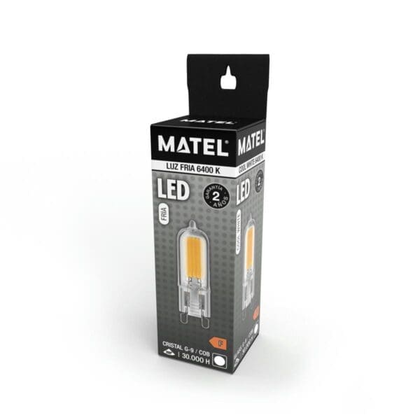 LÂMPADA LED G9 MATEL 2W CRISTAL FRIA - Image 2