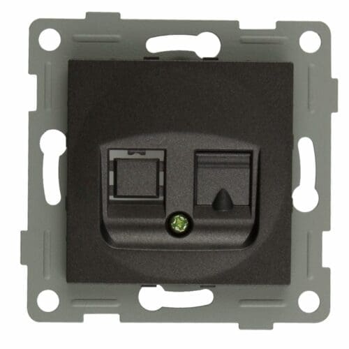 S-EMBUTIR BASE RJ 45 GRAFITE ONLEX
