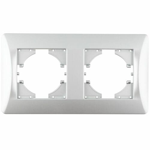 S-EMBUTIR MOLDURA TITÂNIO HORIZONTAL 2 ELEMENTOS ONLEX