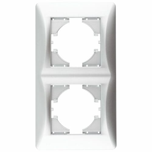 S-EMBUTIR MOLDURA TITÂNIO VERTICAL 2 ELEMENTOS ONLEX