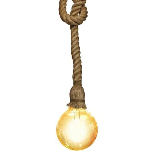 APLIQUE VINTAGE PENDENTE E-27 MATEL CORDA 1M