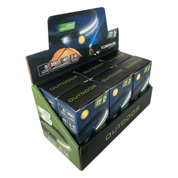 LANTERNA FRONTAL LED COB KORPASS 8W COM SENSOR - Image 2