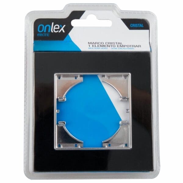 S-EMBUTIR MOLDURA CRISTAL PRETO ONLEX 1 ELEMENTO - Image 2