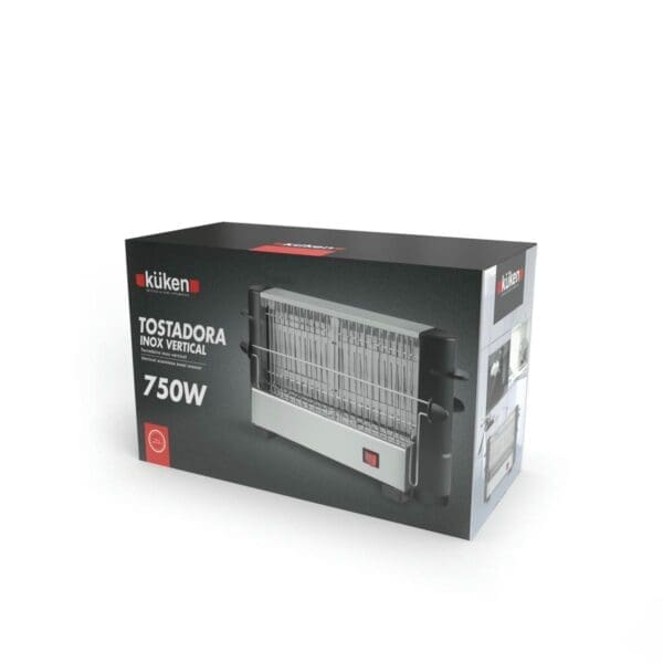 TORRADEIRA VERTICAL INOX 750W KÜKEN - Image 2