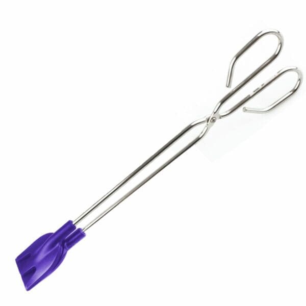 PINÇA INOX COM ESPÁTULA SILICONE 38CM