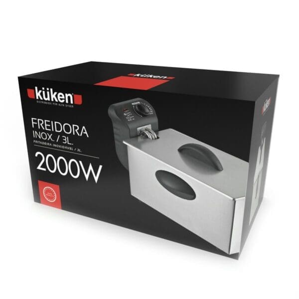 FRITADEIRA INOX 2000W 3.0 LITROS KÜKEN - Image 2