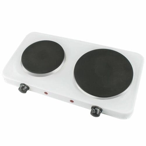 PLACA ELÉTRICA BRANCA 2 QUEIMADORES 2500W KÜKEN