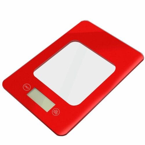 BALANÇA DE COZINHA ELETRÓNICA 5KG VERMELHA KÜKEN